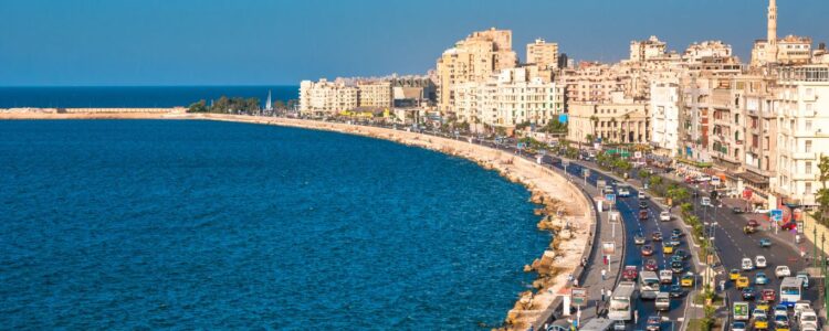 The Corniche of Alexandria - Exclusive Cairo Alexandria 2-Days Bus