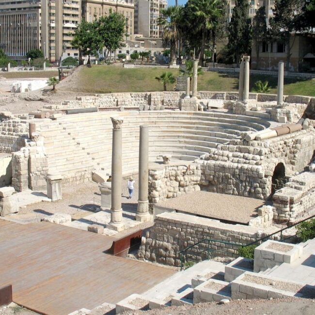 The Roman Theater in Alexandria - Exclusive Cairo Alexandria 2-Days Bus