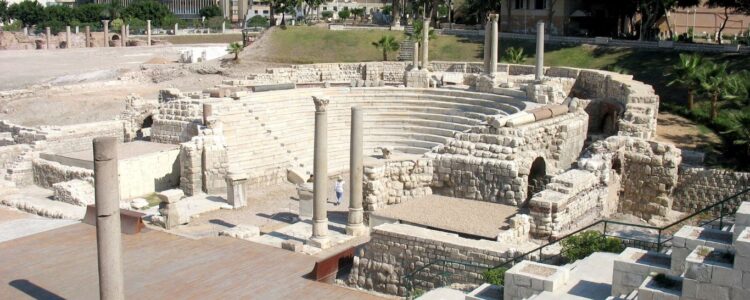 The Roman Theater in Alexandria - Exclusive Cairo Alexandria 2-Days Bus