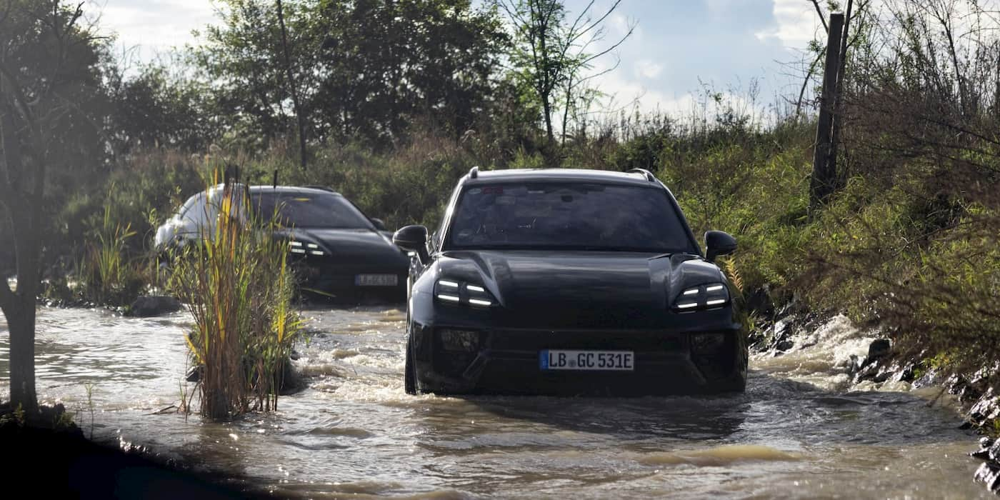 Porsche Macan EV images leak hours before official debut