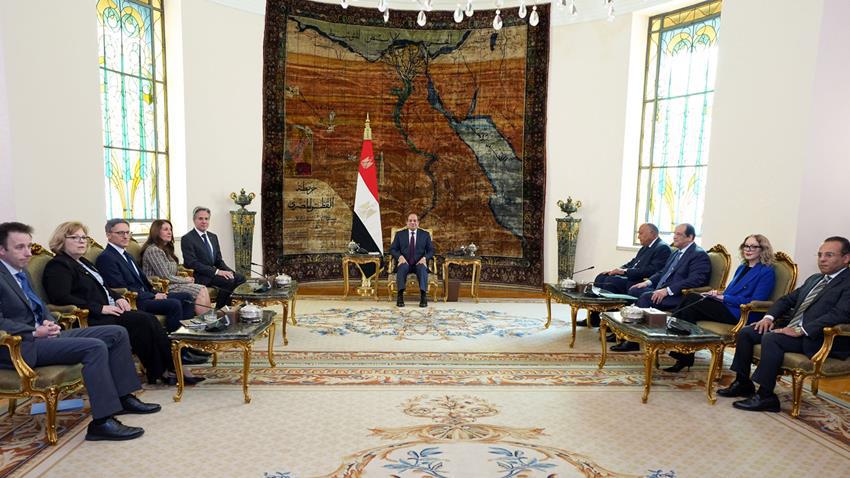 Al-Sisi meets Blinken, calls for just settlement of Palestinian issue – Dailynewsegypt