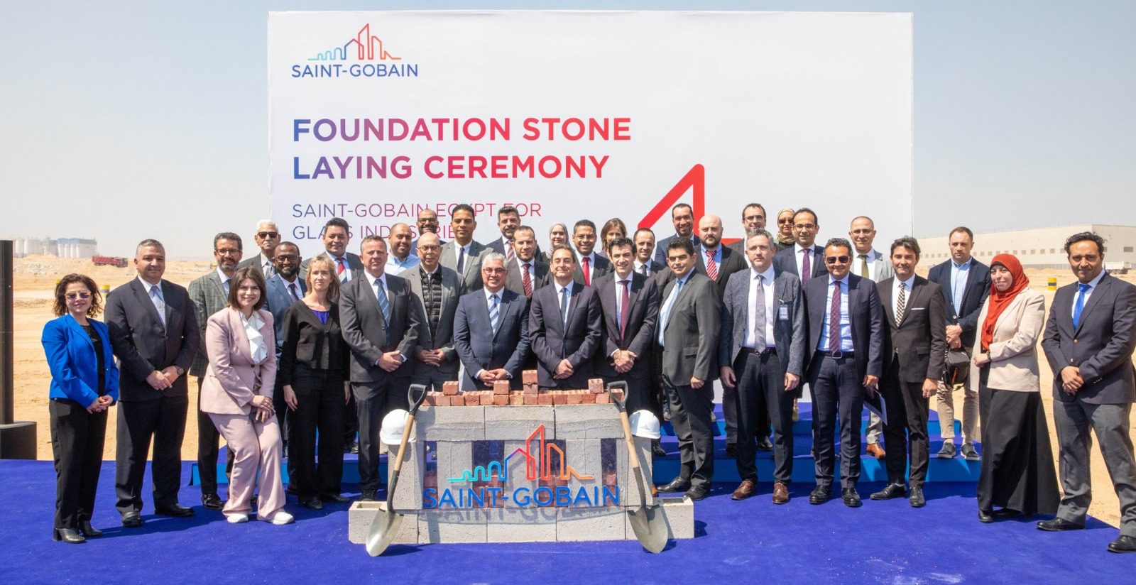 Saint-Gobain launches construction of third glass factory in Sokhna with €175m investment – Dailynewsegypt