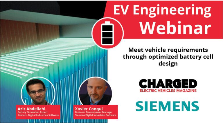 Webinar: Meet vehicle requirements through optimized battery cell design – Charged EVs