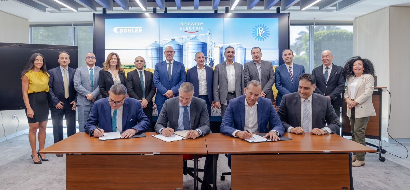 Elsewedy Electric, Bühler Group, and IBC Group sign agreement to advance grain silos industry in Egypt – Dailynewsegypt