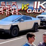 EV Vs. ICE: How A Tesla Cybertruck Tows Against Diesel Ram Cummins, Ford F-150 XLT